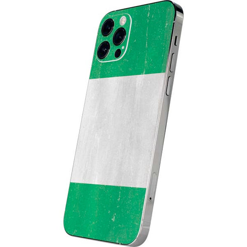 Nigeria Flag Distressed iPhone 12 Pro Skin